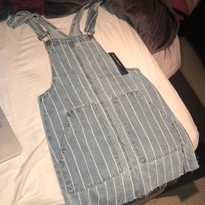 Jean Skirt Overalls